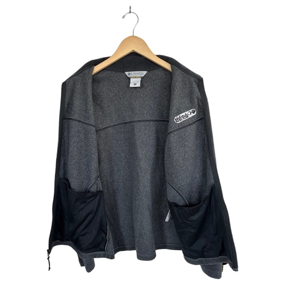 Columbia Field Gear Men's Charcoal Gray Fleece Full Zip Size Large - Picture 7 of 13